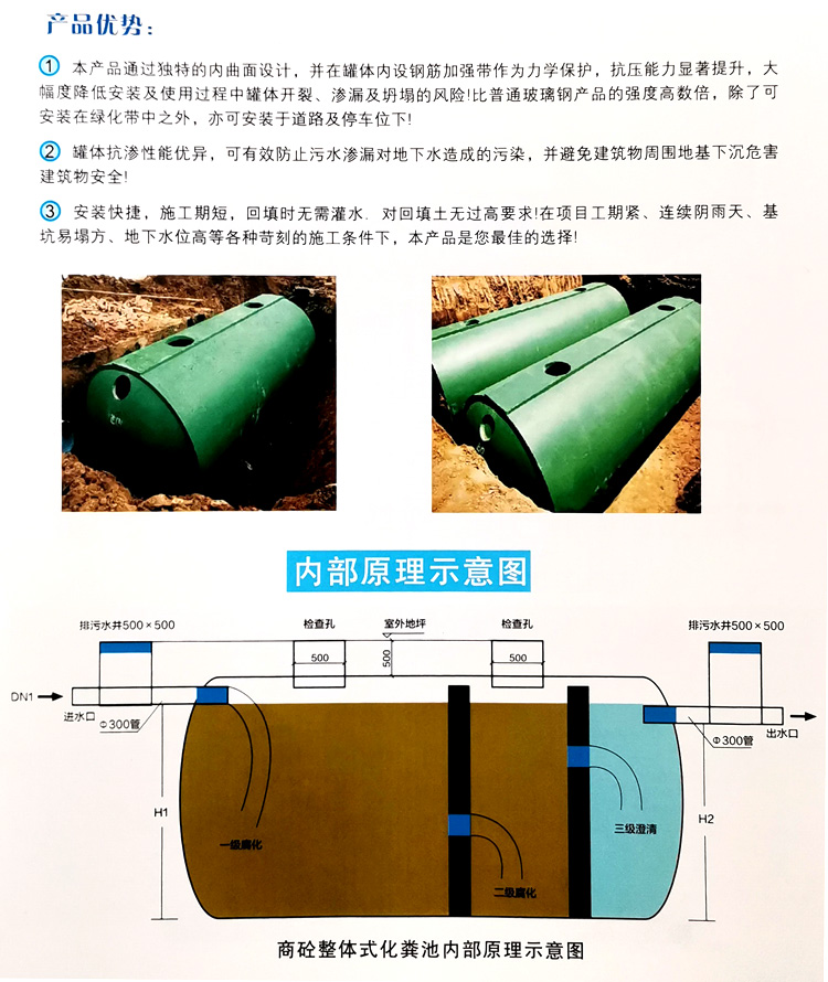 屏山玻璃钢化粪池